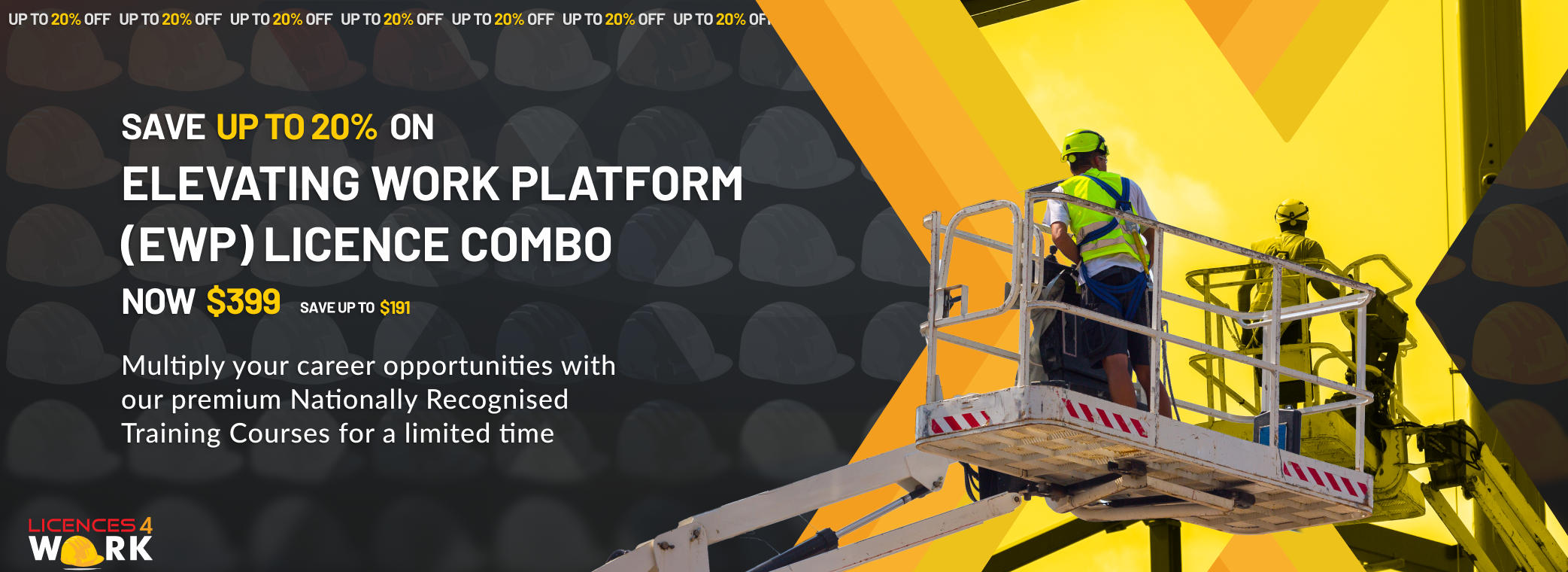 Get up to 20percent off